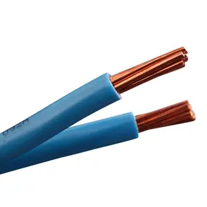 PE PVC Insulated Power Cable 0.5 1.5 2.5 4 6 10mm 99.99 Pure Copper Conductor Electrical Wires