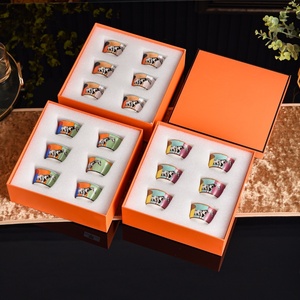 Modern Ceramic <b>Tea</b> <b>Set</b> With Horse Pattern Orange Color Heat Resisting Design For <b>Tea</b> Drinking - Product Image 2