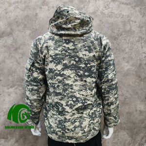 Veste parka de chasse Kango pour homme, camouflage G8, tactique, imperméable, en polyester, avec fermeture éclair, doublure polaire amovible, coupe-vent, manteau personnalisé - Product Image 3