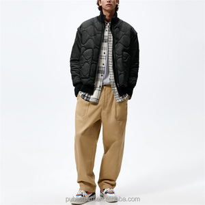 Blouson d'hiver matelassé chaud et ample pour homme, 100% polyester - Product Image 4