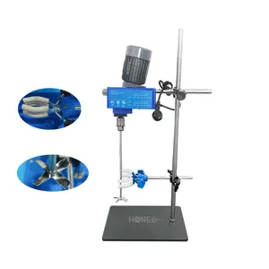 Máquina de dispersión de pintura pequeña Hone 5L, máquina mezcladora de laboratorio de dispersión de elevación Manual de disolución de alta velocidad