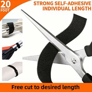 Correa de Velcro de Liberación Rápida de 25 mm de Ancho con Hebilla de Plástico Resistente, Ideal para Uso Frecuente y Reutilización - Product Image 3