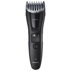 Recortadora de Barba Inalámbrica Negra (Recargable) T9 para Hombre, Material ABS, Enchufe Tipo US ER GB61 K503 - Product Image 1