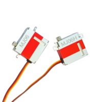 Mini servo plat haute vitesse 7mm MJ06 2.6kgf.cm couple 0.061sec/60 ° réponse CNC boîtier en aluminium pour modèles d'avion et de voiture RC