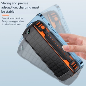 <span class=keywords><strong>Batterie</strong></span> <span class=keywords><strong>Externe</strong></span> <span class=keywords><strong>Solaire</strong></span> Haute Capacité PD 22.5W Charge Rapide Magnétique 15W Charge Sans Fil Portable pour Extérieur - Product Image 2
