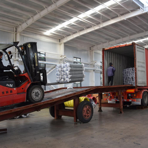 Shengsen nhà máy bán mạ kẽm Cyclone dây lưới 6ft 8ft Chuỗi liên kết hàng rào cuộn với sự riêng tư màn hình và thanh - Product Image 6