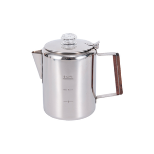 Cafetière Classique en Acier Inoxydable avec Bouton en Verre pour Cuisinière, Idéale pour le Café Expresso, 1L, Écologique et Durable, en Métal pour les Passionnés - Product Image 4