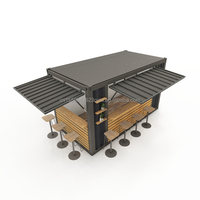 Conteneur commercial OEM/ODM personnalisable en panneaux sandwich étanches pour bars, restaurants, cafés, cuisines et entrepôts