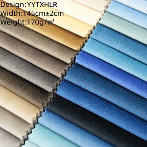 Manufactory vendendo tecido poliéster sofá estofos linho flanela holandês veludo camurça veludo fosco Chenille reunindo para sofá - Product Image 2