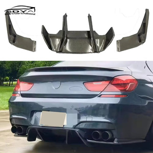 F06 F12 F13 M6 FD стиль карбоновый задний диффузор задний бампер для Bmw 6 серии F06 F12 F13 M6 2012-2016 - Product Image 2