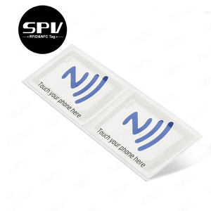 Personnalisé imprimable 13.56MHZ RFID Ntag 213 Ntag 215 Ntag 216 papier rond NFC puce autocollant étiquette pour téléphone - Product Image 6