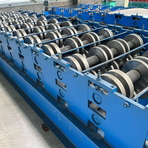 三层屋面石板金属瓦制造机梯形波纹屋面板材滚压成型机 - Product Image 3