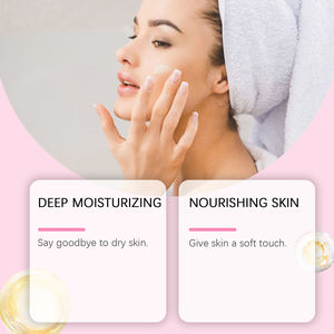 Crème au beurre à l'acide hyaluronique Sakura Hydrate Éclaircit Apaise les irritations pour tous les types de peau Quotidien Matin Soir 100g - Product Image 6