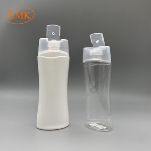 แชมพูแบนและขวดบีบพลาสติกที่ดีที่สุดขาย 240ml 300ml เครื่องสําอางค์หน้าจอการพิมพ์ PET สกรูหมวก <span class=keywords><strong>SMK</strong></span> ชาสัตว์เลี้ยง 10000 ชิ้น - Product Image 5