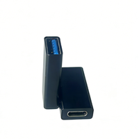Adaptador USB 3.0 Tipo-C a USB Dual Hembra con Salida de CC, Compatible con Auriculares Tipo C, Cargadores Rápidos, Cámara, Aleación de Aluminio