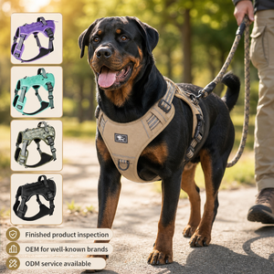 Arnés para Perro Personalizado, Sin Tirones y con Distribución de Presión, Ajuste Cómodo, Tiras Reflectantes, Arnés para Pasear Mascotas con Seguridad Durante Todo el Día - Product Image 1