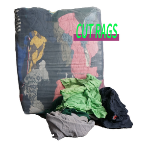 カットピース混色コットンラグワイパートラポ工業用多色100% カミセタデアルゴドン10Kg Tシャツ拭きラグ - Product Image 2