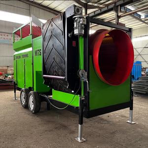 Machine <span class=keywords><strong>de</strong></span> criblage à tambour mobile <span class=keywords><strong>de</strong></span> haute qualité, crible à tambour pour sable marin, <span class=keywords><strong>terre</strong></span>, <span class=keywords><strong>tamis</strong></span> rotatif à tambour à vendre - Product Image 3