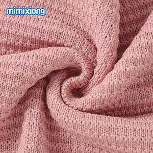 Nouveauté Mimixiong tricoté couleur unie nouveau-né bébé Bebes Swaddle couvertures bébés nourrissons literie couverture - Product Image 4