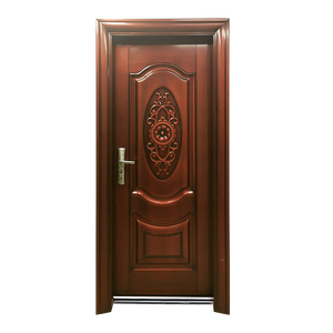 <span class=keywords><strong>Porte</strong></span> d'entrée extérieure en acier anti-effraction sur mesure pour appartement, certifiée CE/UL, options modernes ignifuges, finition élégante - Product Image 3