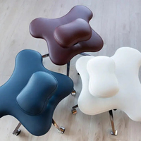 Chaise de bureau à domicile à jambes croisées chaise d'âme réglable
