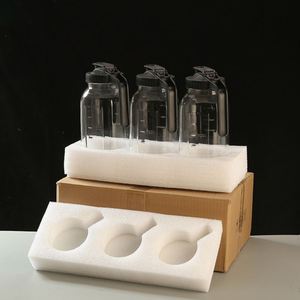 Custom Logo Borosilicate <b>Glass</b> <b>Tumbler</b> With Bamboo Lid and Straw for Coffee Drinkers - Product Image 2