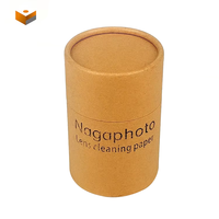 Cadeau d'impression de logo recyclable personnalisé emballage vide de tube de papier de bougie de cylindre rond rond d'artisanat de Kraft