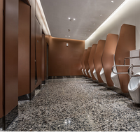 MAG Compact Stratifié HPL pour le système de cloison de toilette de centre commercial utilisé à des fins décoratives