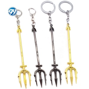 Aquaman Trident arma colgante arpón llavero de Metal Regalo de Cumpleaños Dropshipping - Product Image 1