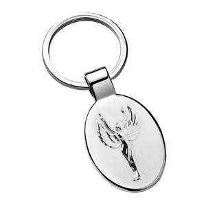 Llavero Solar de Aleación, Estilo Vintage, Diosa de la Victoria, Llaveros Metálicos de Dibujos Animados para Exhibición u Organización - Product Image 1