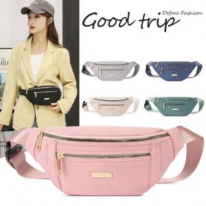 Customized Outdoor Stylish Women Waterproof <b>Bum</b> <b>Bag</b> Running Sport Waist <b>Bag</b> <b>White</b> Crossbody Fanny Pack - Product Image 2