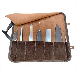Sac de Cuisinier en Cuir Fait Main Personnalisé, Organisateur de Couteaux de Luxe, Anti-Odeur, Robuste, Sac Culinaire Décontracté LSKR-0022 - Product Image 1