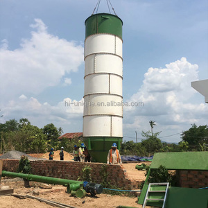 Düşük fiyat elektrik bant konveyör 90m 3/h HZS90 beton beton karıştırma tesisi satılık - Product Image 3