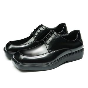 Zapatos Oxford Premium para Hombre - Zapatos Formales de Negocios Hechos a Mano con Diseño de Parches y Cordones, Ligeros, Transpirables y Antideslizantes - Product Image 1