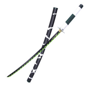 ดาบของเล่นอนิเมะยอดนิยมพร้อมใบมีดไม้ไผ่และวัสดุพลาสติก - Product Image 2