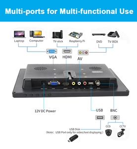 Monitor de Computadora LCD de Alta Calidad de 12 Pulgadas, Pantalla Cuadrada, HDMI, VGA, TFT, LED, Monitor para Juegos - Product Image 5