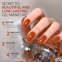Ensemble de vernis gel Vinimay style automne-hiver, couleur moka, 36 couleurs, certificat MSDS CPNP, collection de vernis gel brun chocolat
