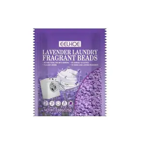 Eelhoe Groothandel Oem/Odm 25G Poeder Wasmiddel Lavendel Wasmiddel Lavendel Wasmiddel Anti-Mijt Wasgel Geurige Kralen