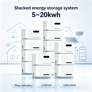 El Sistema de Baterías de Almacenamiento de Energía, que Puede Expandirse en Capacidad en el Futuro, Pasó de 5kWh a 20kWh. - Product Image 1