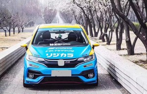 Kit de carrosserie de conversion Japon GK5 RS pour Honda Fit/<span class=keywords><strong>Jazz</strong></span> 2013-2020-Matériau PP Montage direct - Product Image 4