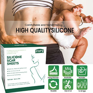 4cm * 300cm Plâtre chinois de sécurité respirant et confortable pour améliorer l'hyperplasie des cicatrices et estomper les cicatrices Feuilles de cicatrices en silicone - Product Image 6