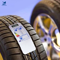Autocollants de pneus en caoutchouc avec impression personnalisée, étiquettes adhésives pour pneus impression personnalisée, PVC sensible à la chaleur