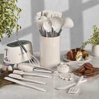 TOALLWIN Outils et Gadgets de Cuisine, Ustensiles de Cuisine en Silicone, Ensemble d'Ustensiles de Cuisine en Silicone Résistant à la Chaleur
