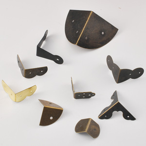 Jingmao Hardware Antique Metal <b>Corner</b> <b>Protectors</b> For Wooden Boxes Right Angle Edge Guards Model 051 - Product Image 1