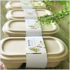 High Quality Bagasse Food Container Disposable Clam Hamburger Large Capacity Lunch Box - Product Image 3
