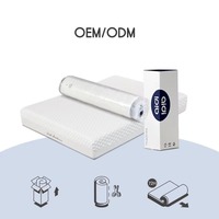 Matelas de lit orthopédique AIDI à pression réduite, avec surmatelas en mousse à mémoire de forme ferme et gel, roulé en boîte, par le fabricant