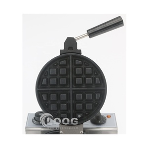 เครื่องทำวาฟเฟิลเบลเยียมไฟฟ้าเชิงพาณิชย์ เครื่องทำวาฟเฟิลขนาดเล็ก แผ่นทำวาฟเฟิลแบบเปลี่ยนได้ สำหรับใช้ในโรงแรมและร้านอาหาร - Product Image 4