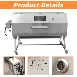 Rôtissoire à Gaz Double Emplacement pour BBQ avec <span class=keywords><strong>2</strong></span> Broches, Gril à Cochon - Product Image 3