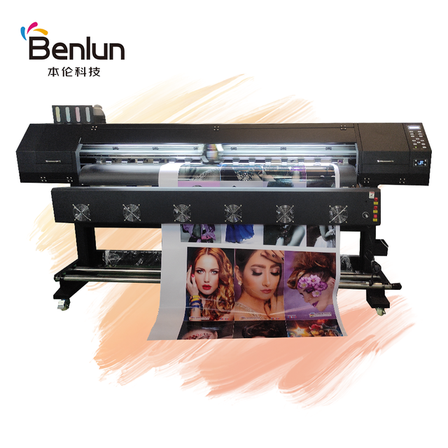 Hot Sale Benlun Inkjet Printer UV Water Based Roll to Roll Machine Color Label Flexo Leather Printer