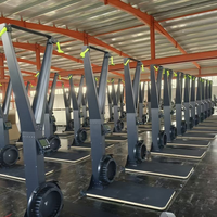 Système de ski-ergomètre SkiErg Air RowErg Air HYROX, ensemble complet, entraîneur de ski et de rameur commercial pour fitness en salle, équipement de sport et de gym en gros